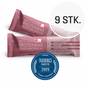 LinusPro Økologisk Proteinbar 9 stk.