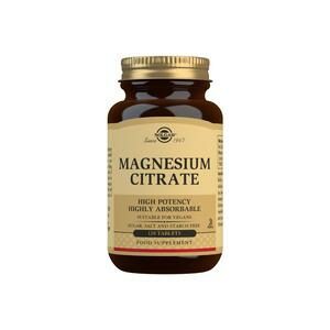 Solgar Magnesium Citrate, 60 Tablet